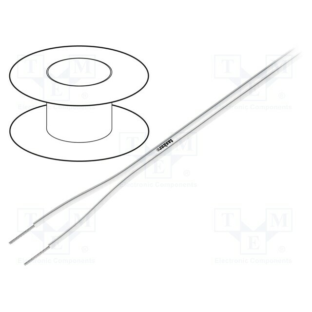 TASKER Wire; silicone; 2x0.5mm2; OFC