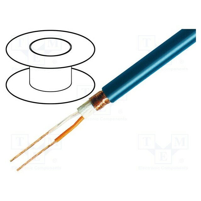 TASKER Wire: microphone cable; 2x0.25mm2