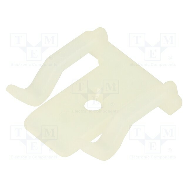HELLERMANNTYTON Screw down self-adhesive holder; polyamide