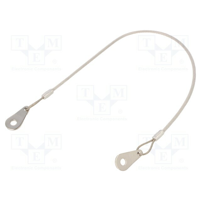 ELESA+GANTER Retaining cable; with 2 mounting