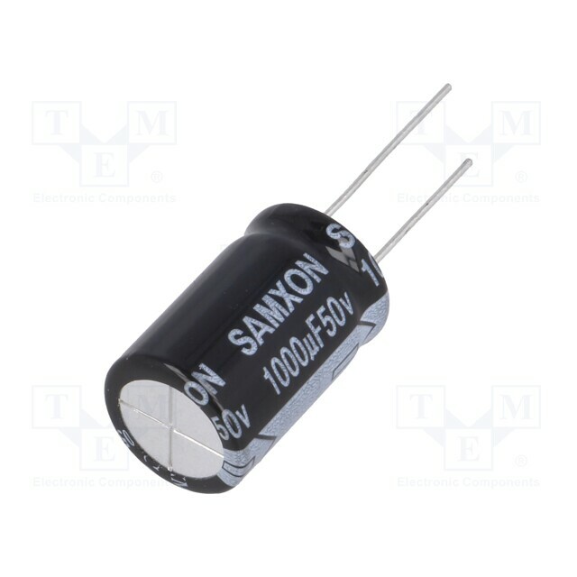 SAMXON Capacitor: electrolytic; THT; 1mF; 50VDC