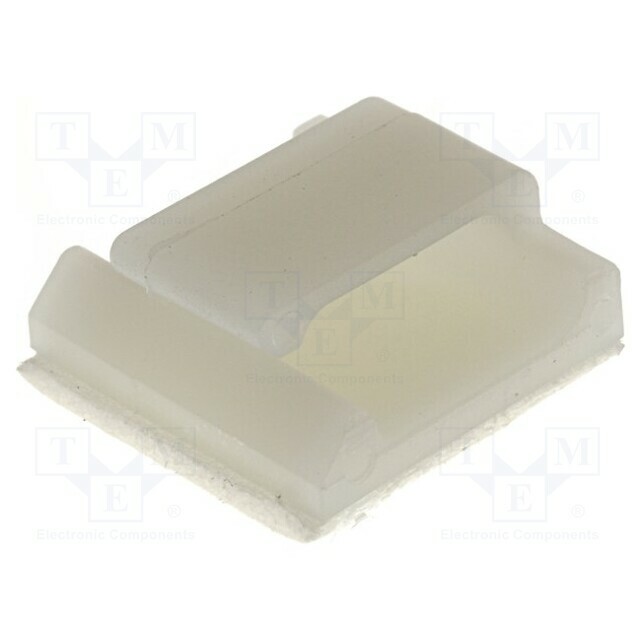 ESSENTRA Self-adhesive cable holder; polyamide; natural