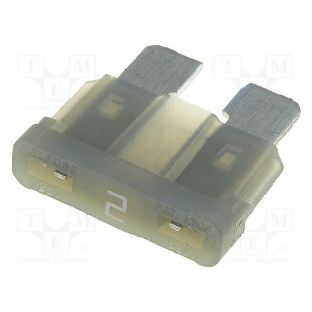 LITTELFUSE Fuse: fuse; 19mm; automotive; 2A