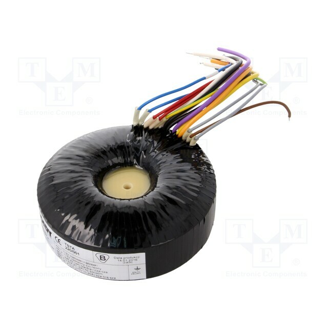 TOROIDY Transformer: toroidal audio; 220VA; 115VAC