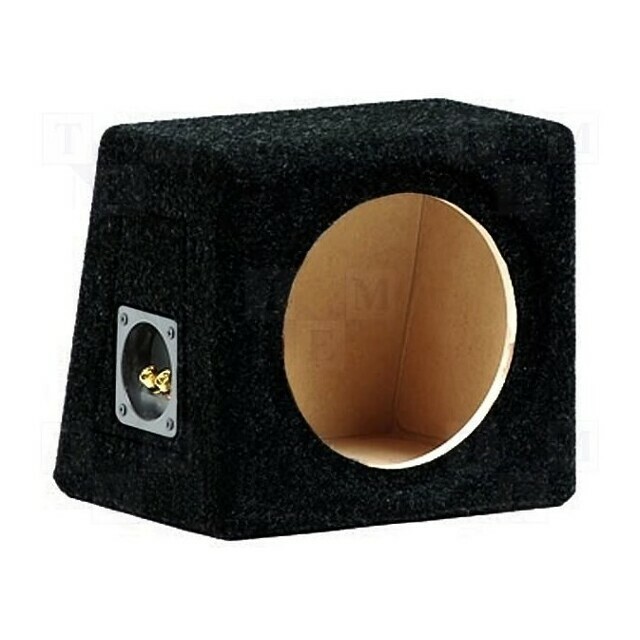 BASSER Car loudspeaker enclosure; MDF; black