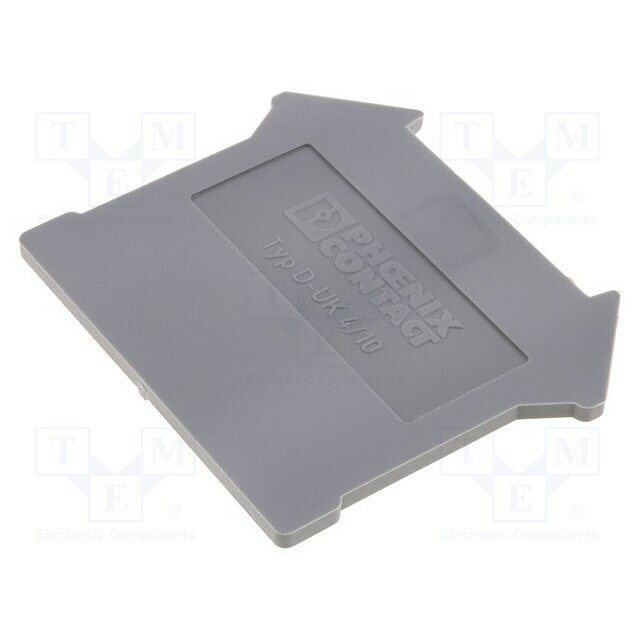 PHOENIX CONTACT End piece; grey; polyamide