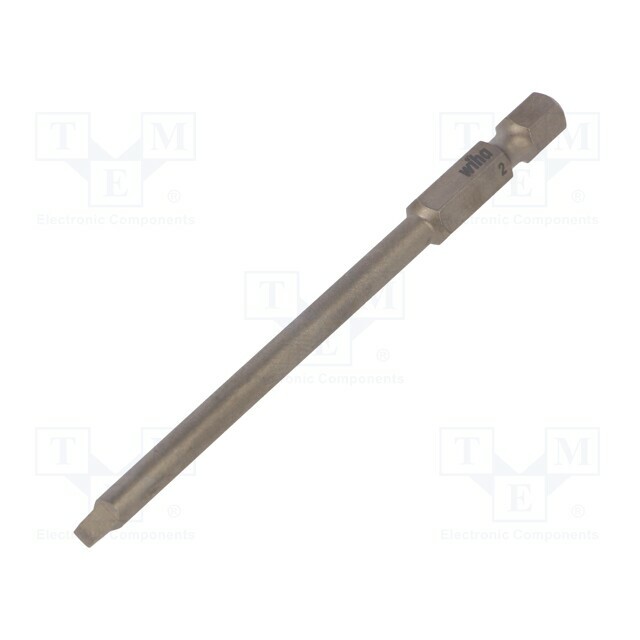 Screwdriver bit; square; RB2; 1/4"; Overall