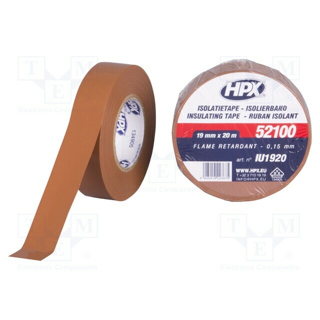 Tape: electrical insulating; W: 19mm; L:
