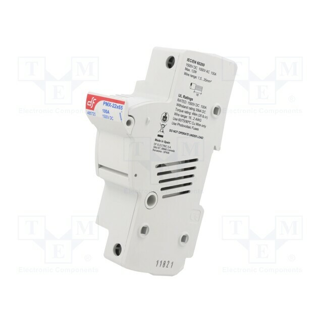 DF ELECTRIC Fuse holder; 22x65mm; for