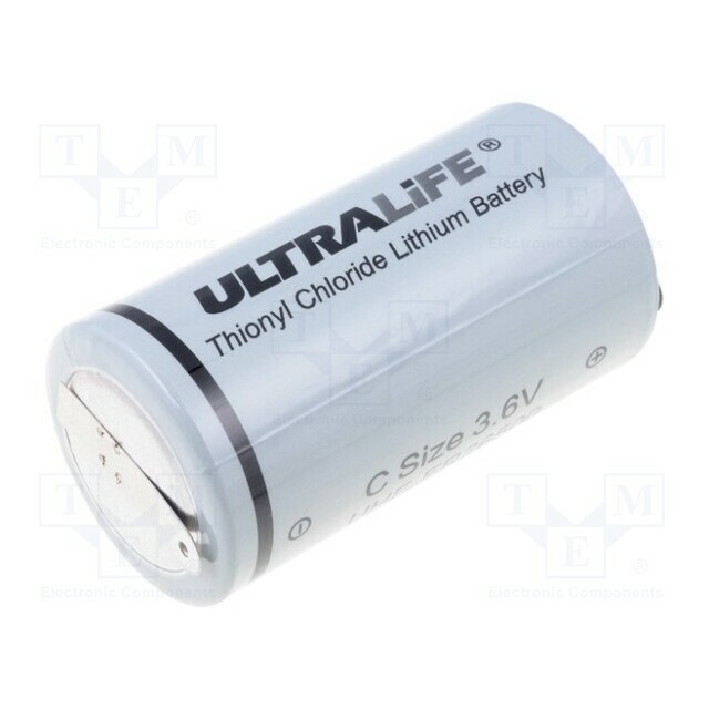 ULTRALIFE Battery: lithium; C; 3.6V