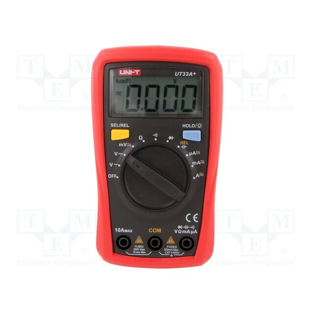 UNI-T Digital multimeter; LCD; VDC: 200mV