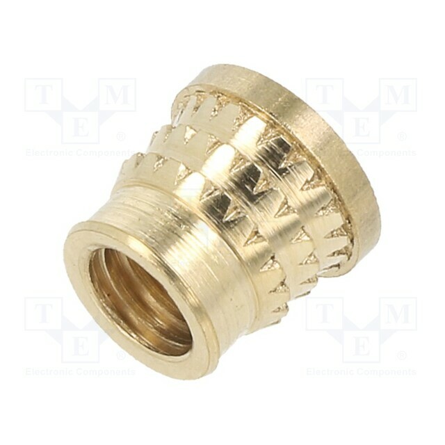 TAPPEX Threaded insert; brass; M6; L:
