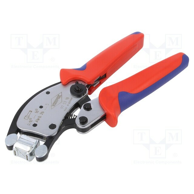 KNIPEX Tool: for crimping; insulated solder