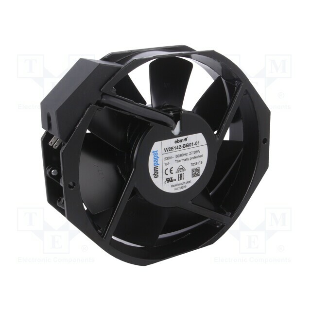 EBM-PAPST Fan: AC; 172x150x38mm; axial; 320m3/h