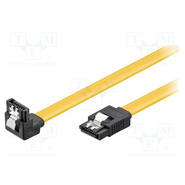 GOOBAY Cable: SATA; SATA L-Type angled