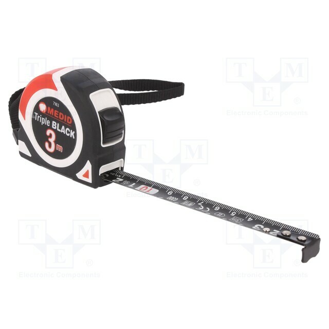 MEDID Measuring tape; L: 3m; Width: