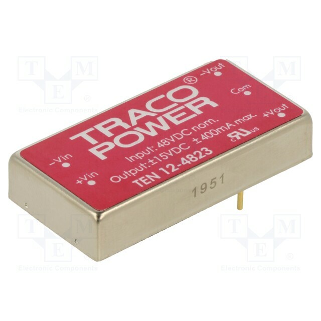 TRACO POWER Converter: DC/DC; 12W; Uin: