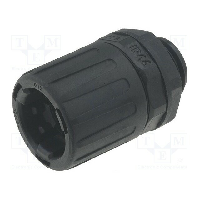 HELLERMANNTYTON Straight terminal connector; Thread: metric