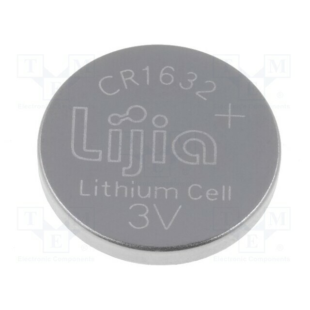LIJIA Battery: lithium; coin; CR1632; 3V