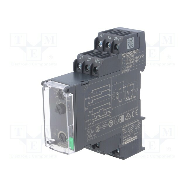 SCHNEIDER ELECTRIC Timer; 0,05s÷300h; DPDT
