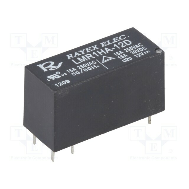RECOY/RAYEX ELECTRONICS Relay: electromagnetic; Ucoil: 12VDC