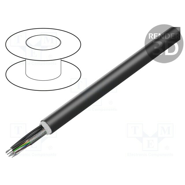 HARTING Wire; hybrid; 4x1.5mm2; 4x2x28AWG