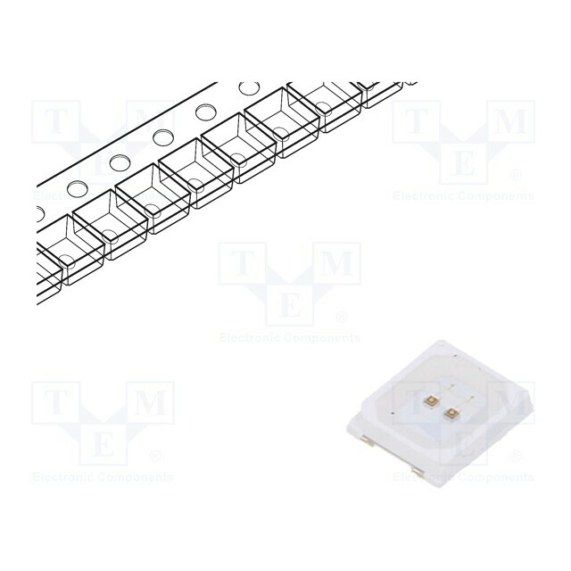 FORYARD LED; red; SMD; 1750÷2250(typ)-2850mcd; 1