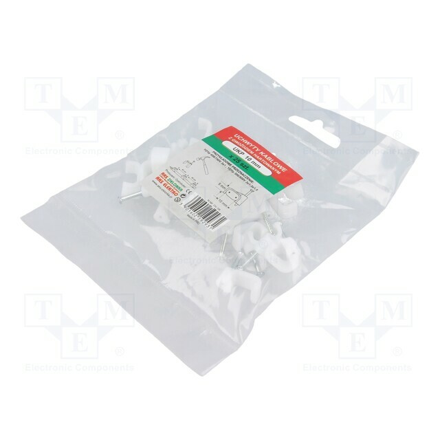 AKS ZIELONKA Holder; white; for flat