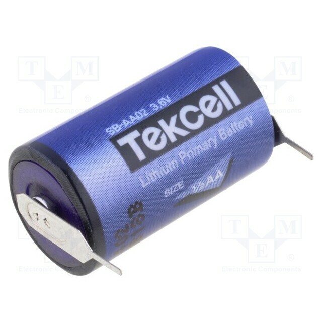 TEKCELL Battery: lithium; 1/2AA; 3.6V