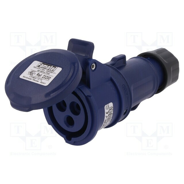 FAMATEL Connector: AC supply 3-phase; socket