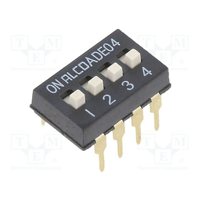 TE CONNECTIVITY Switch: DIP-SWITCH; ON-OFF; 0