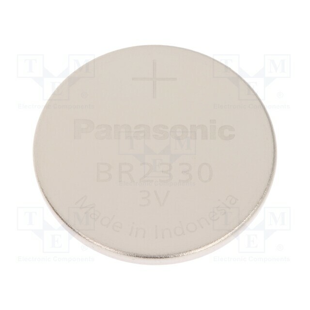 PANASONIC Battery: lithium; coin; BR2330; 3V