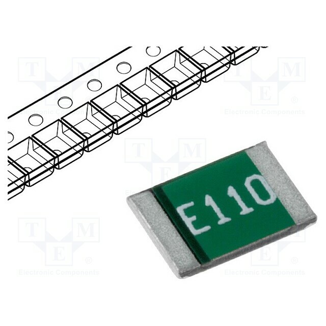 ECE Fuse: PTC polymer; 1.1A