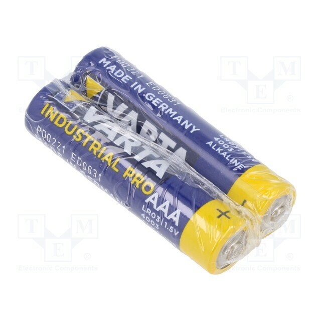 VARTA MICROBATTERY Battery: alkaline; AAA; 1