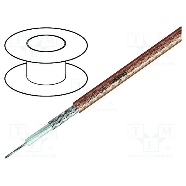 TASKER Wire: coaxial; RG316U; stranded; CCS
