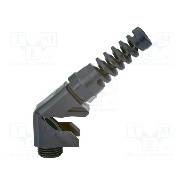 Cable gland; angular; PG9; IP68; polyamide