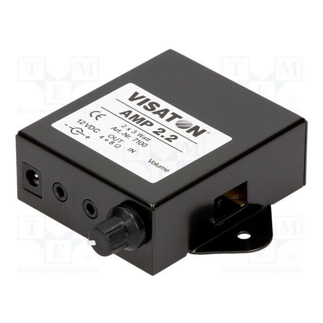 VISATON External amplifier; 12VDC; Output imp:
