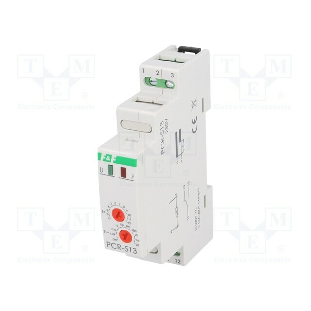 F&F Timer; 0,1s÷24days; SPDT; 10A