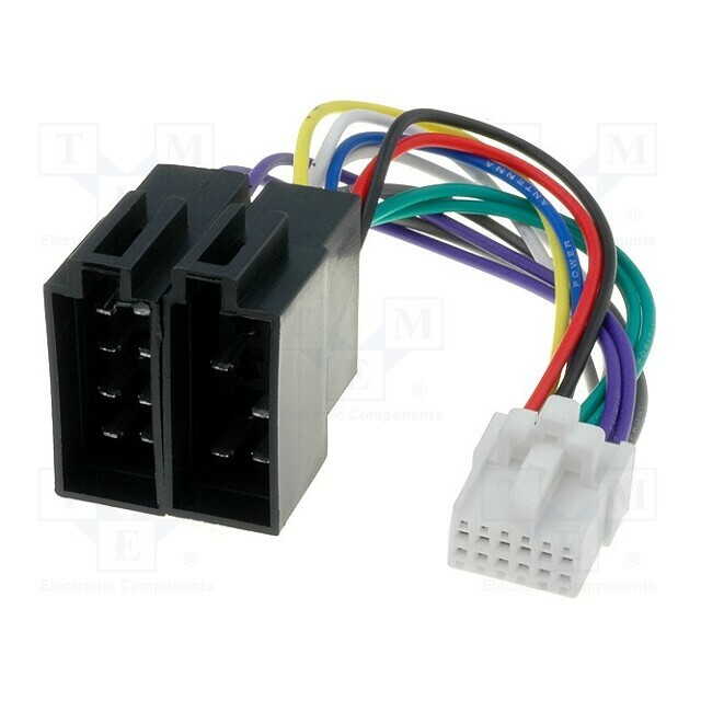 4CARMEDIA Connector; Panasonic; ISO; PIN: 12