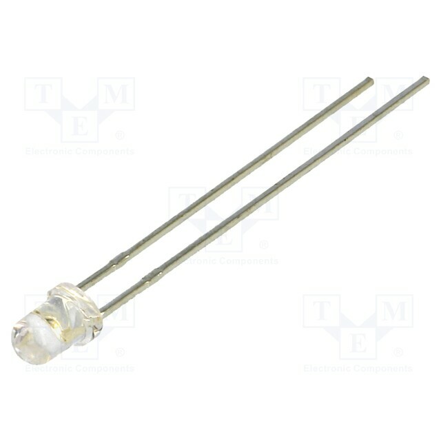 LUCKY LIGHT LED; green; 3mm; 10000mcd