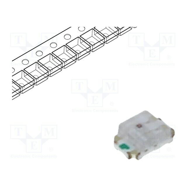 OPTOSUPPLY LED; red/green; SMD; 0805; 1