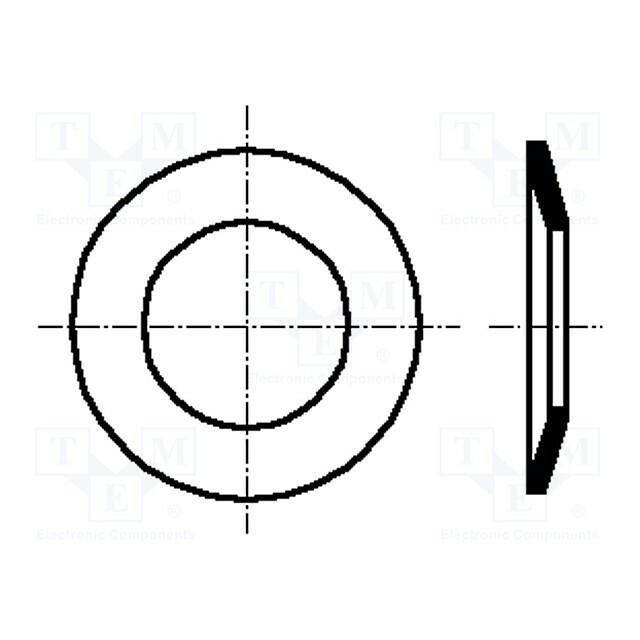 BOSSARD Washer; conical; h=2mm; M6; D=14mm