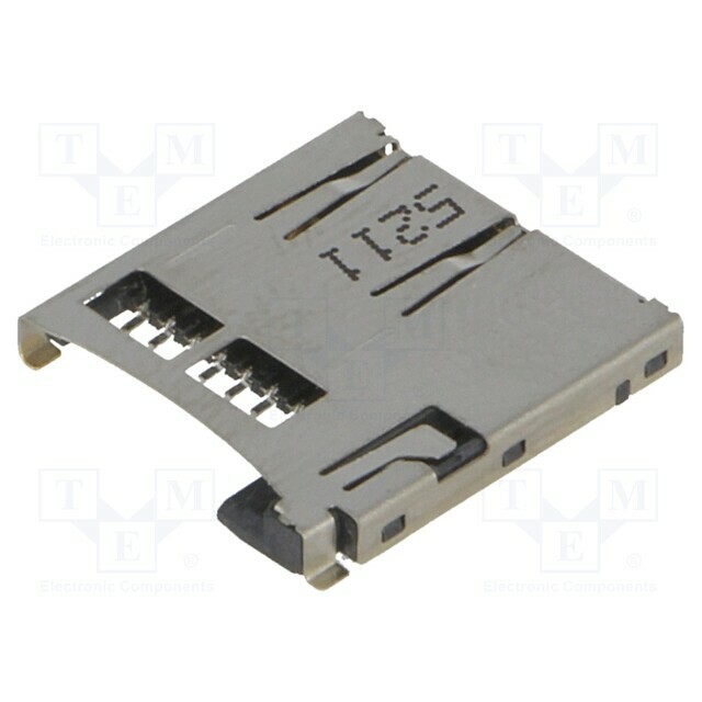 ATTEND Connector: for cards; microSD; push-push
