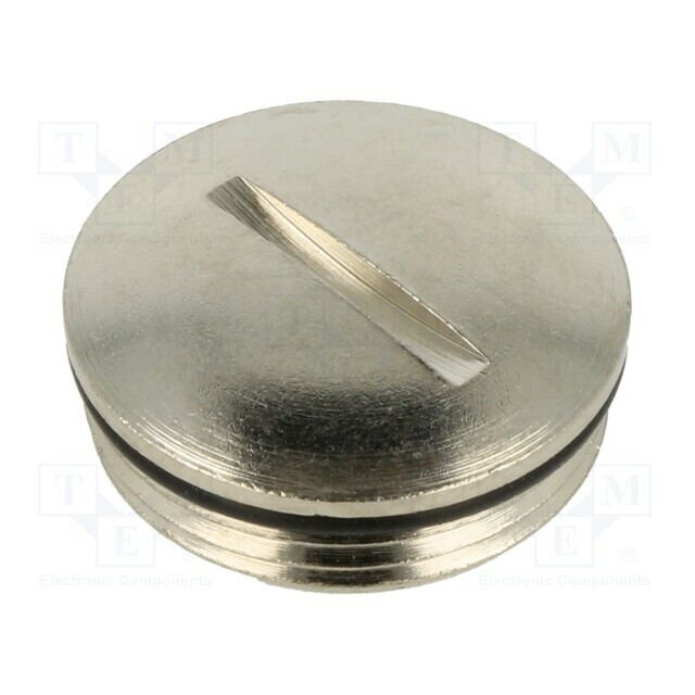 Stopper; PG16; brass; Plating: nickel; with
