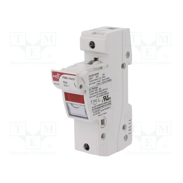 DF ELECTRIC Fuse holder; 14x51mm; for