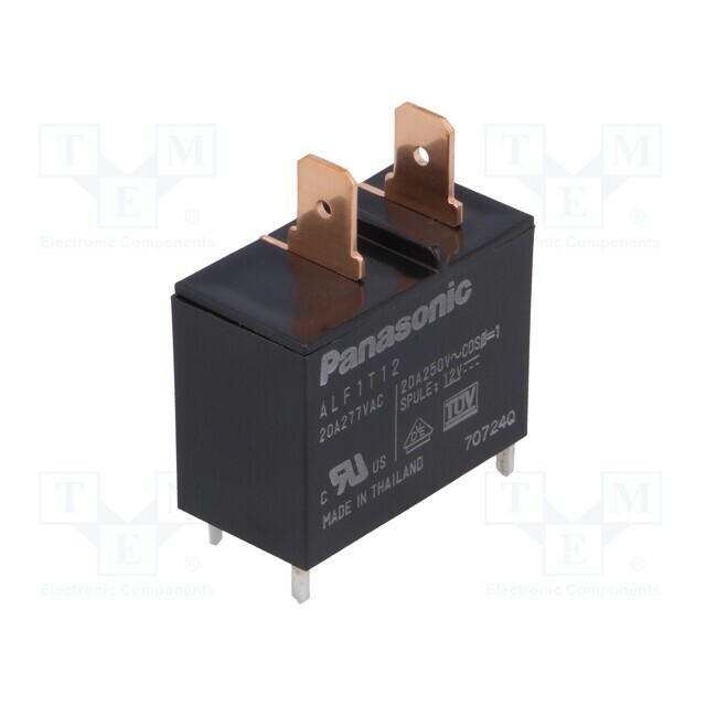PANASONIC Relay: electromagnetic; Ucoil: 12VDC; SPST-NO