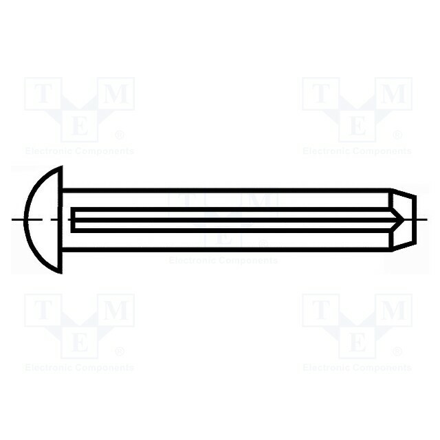 BOSSARD Rivet pin; BN 688; L