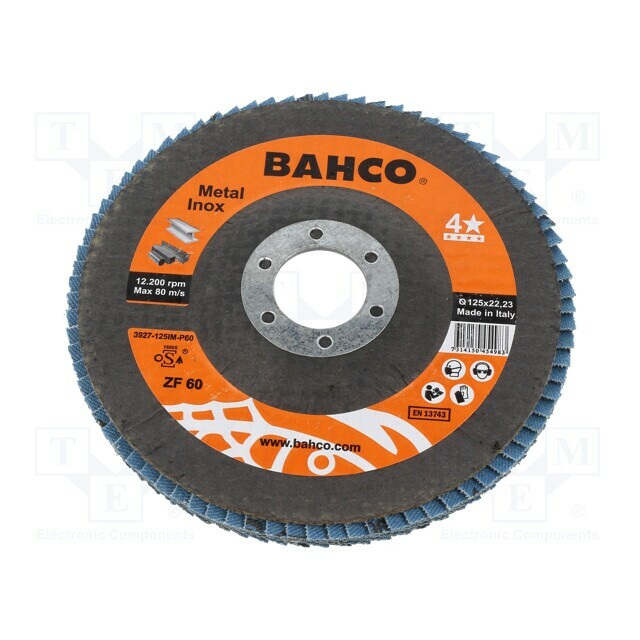 BAHCO Flap grinding wheels; Ø: 125mm