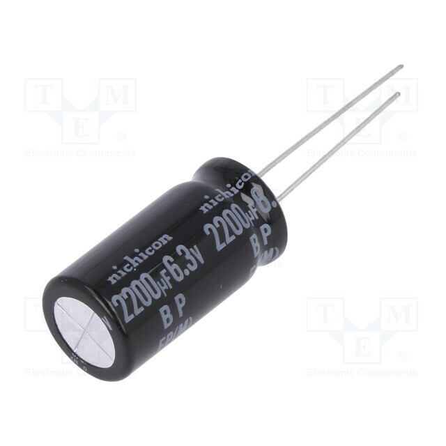 NICHICON Capacitor: electrolytic; bipolar; THT; 2200uF