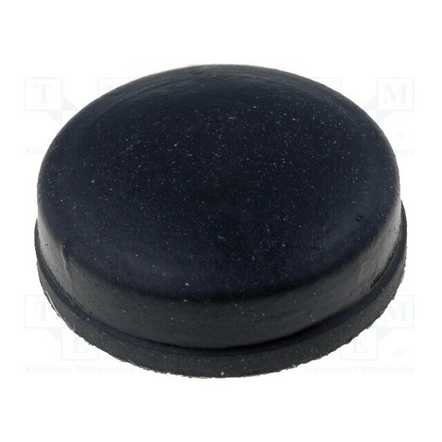FIX&FASTEN Self-adhesive foot; black; rubber; A: